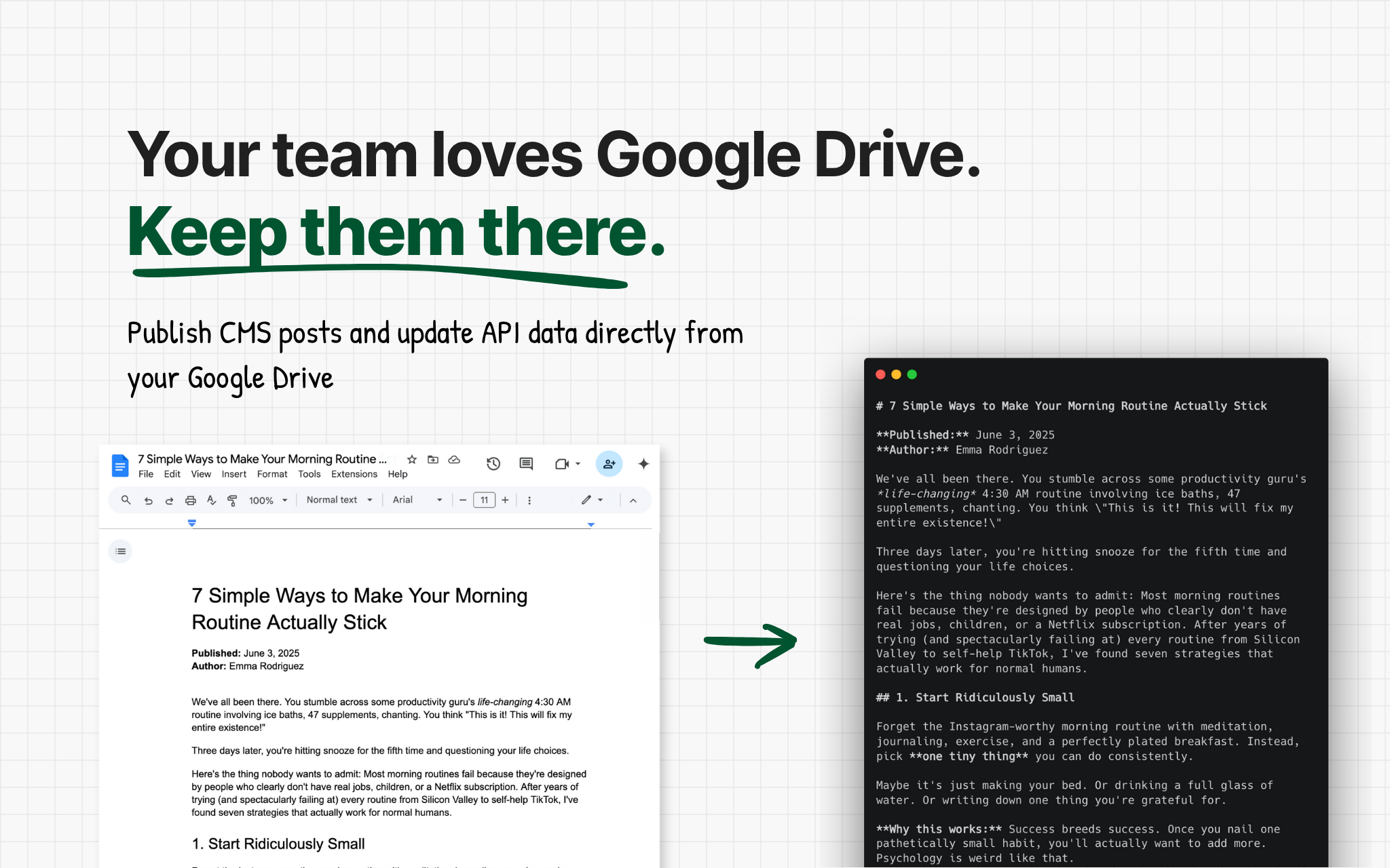 Jedwal |CMS costruito attorno a Google Drive - Trasforma Google Drive in un semplice CMS e API di dati leggeri media 1
