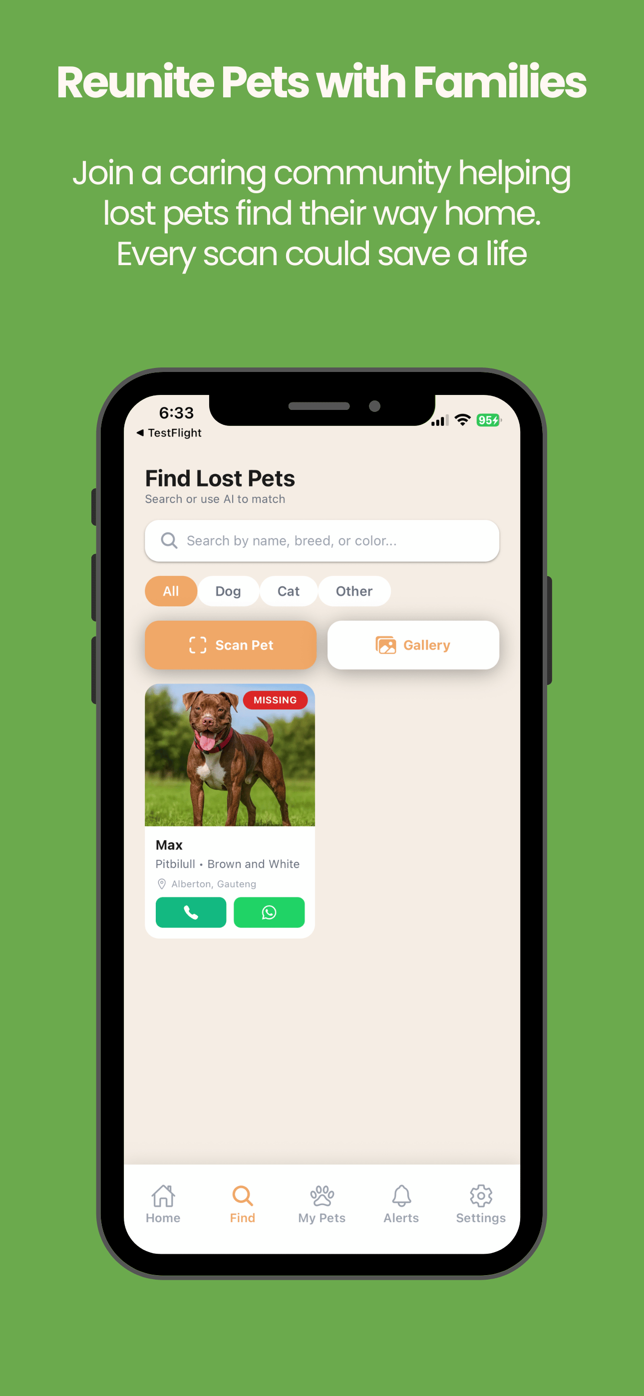Pet Finder AI gallery image