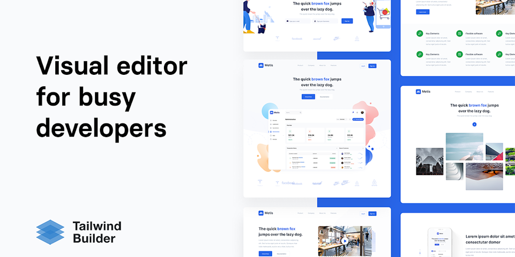 Tailwind Builder 2.0 Online editor & Visual Studio Code extension for