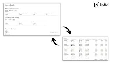 Notion Budget Tracker gallery image