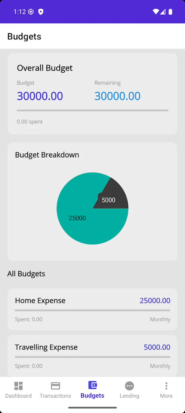 Budget Tracker gallery image