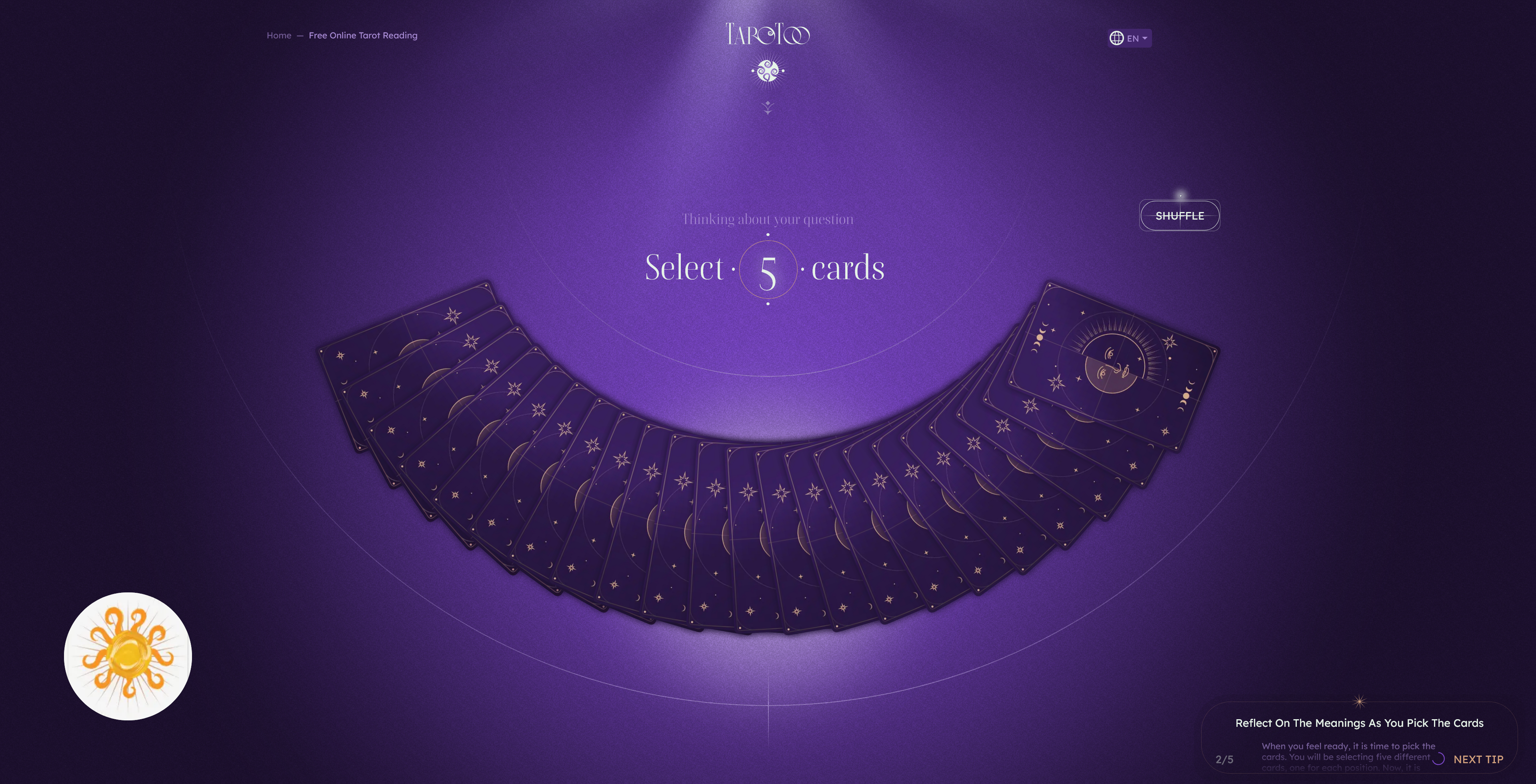 Tarotoo | Interactive Tarot Reading media 2