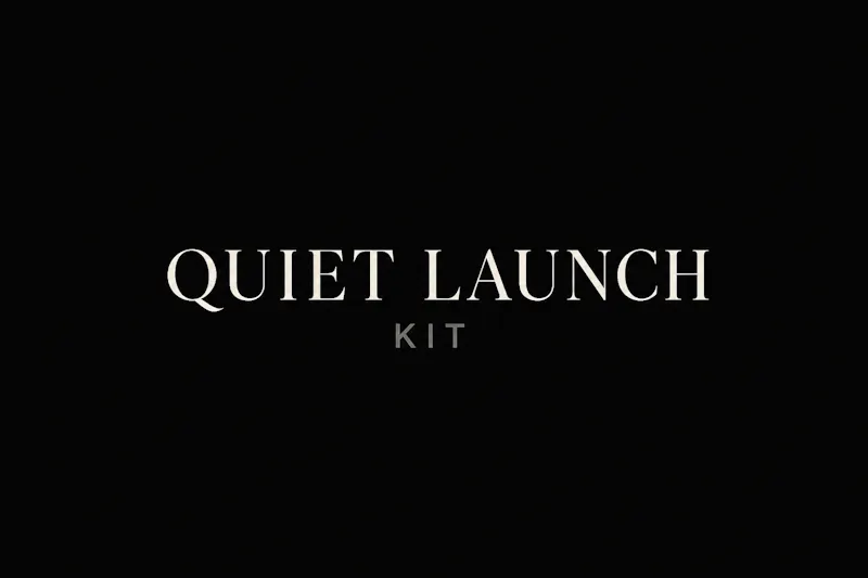 Quiet Launch Kit screenshot 1