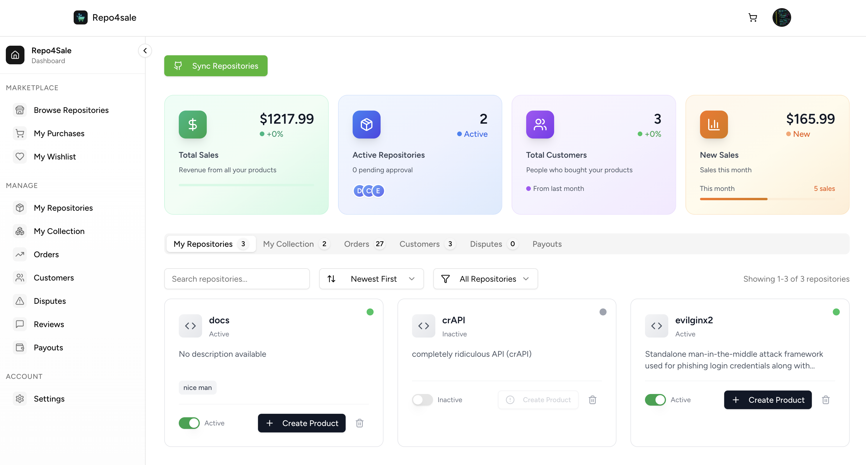 Repo4sale - Screenshot 4 preview