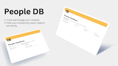 People Database Notion Template gallery image