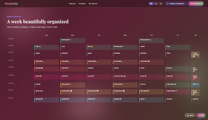 PlanItDaily — Your Smart Life Planner screenshot 3