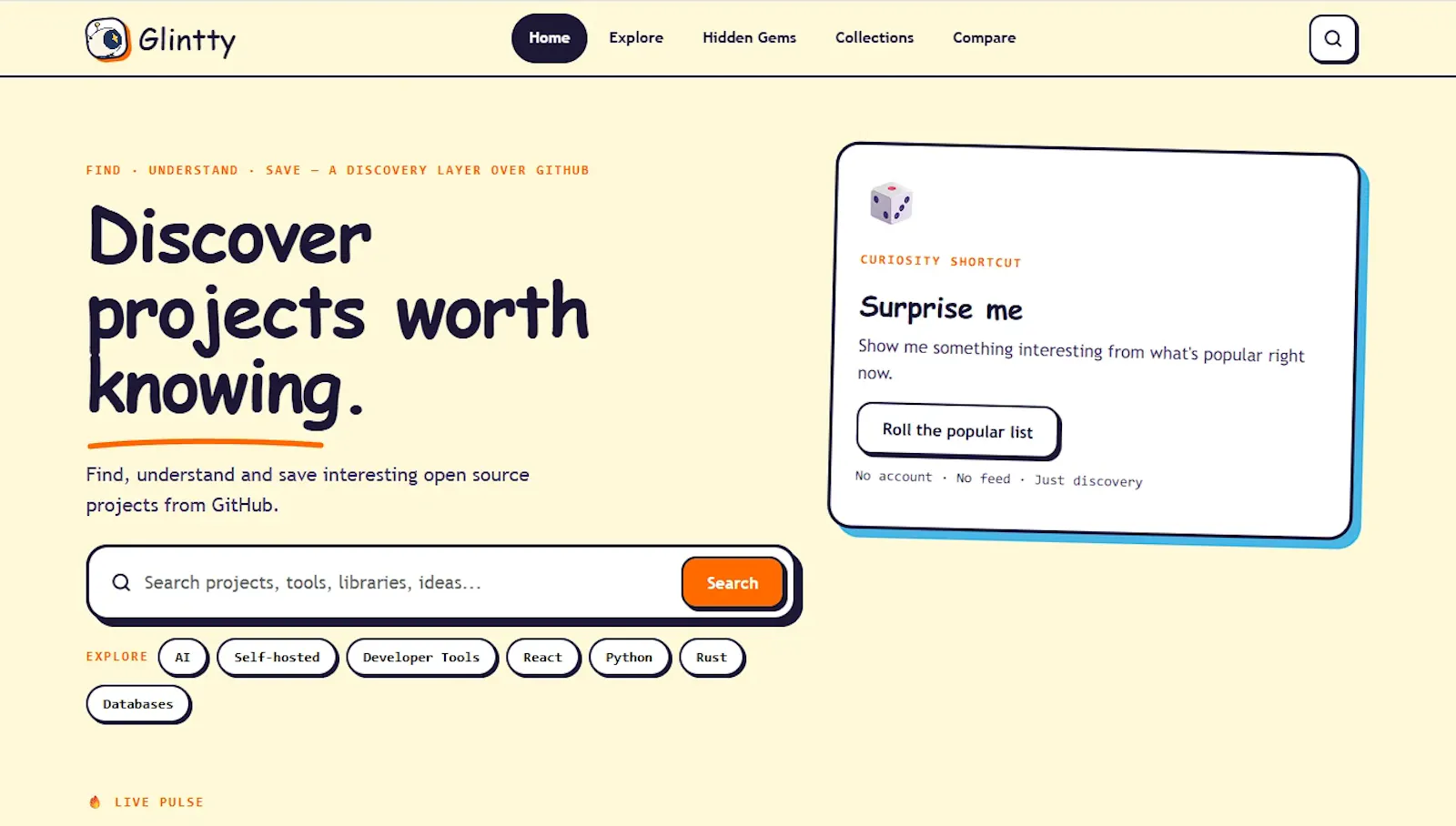 Glintty screenshot 2