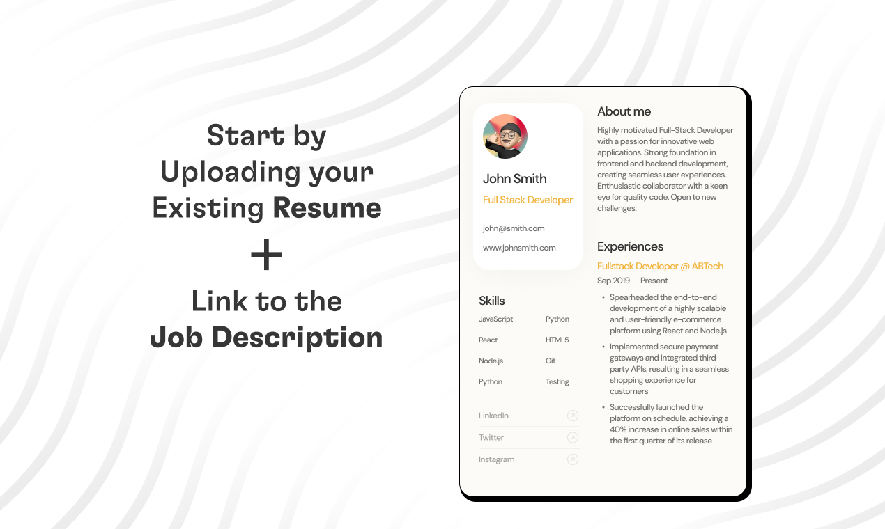 startuptile SkillOk-Your AI-Powered Resume Tailor