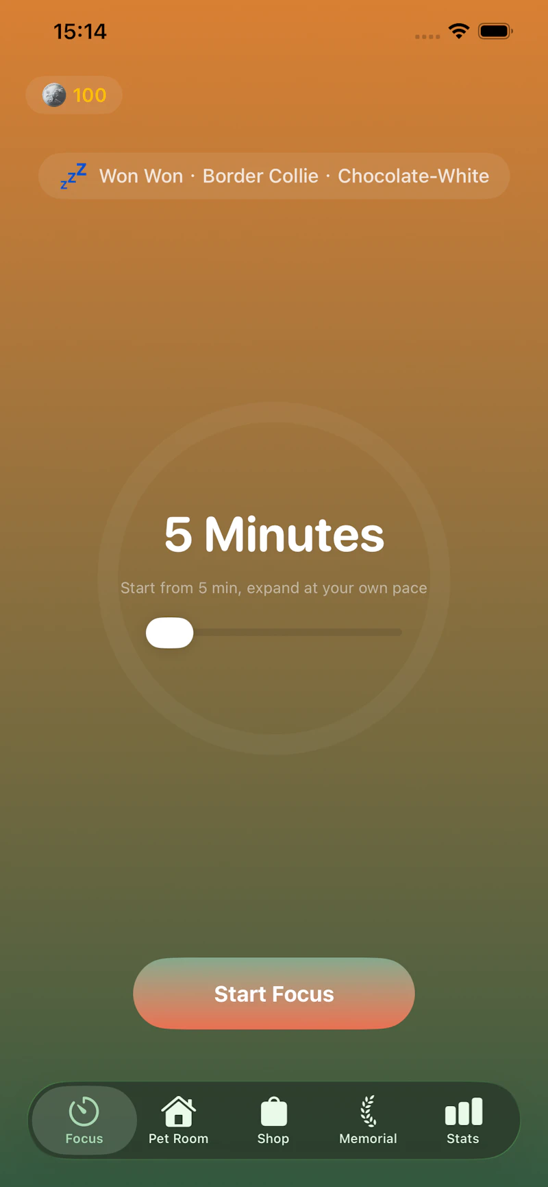 ZenPaw: Focus Timer & Cute Pet screenshot 1