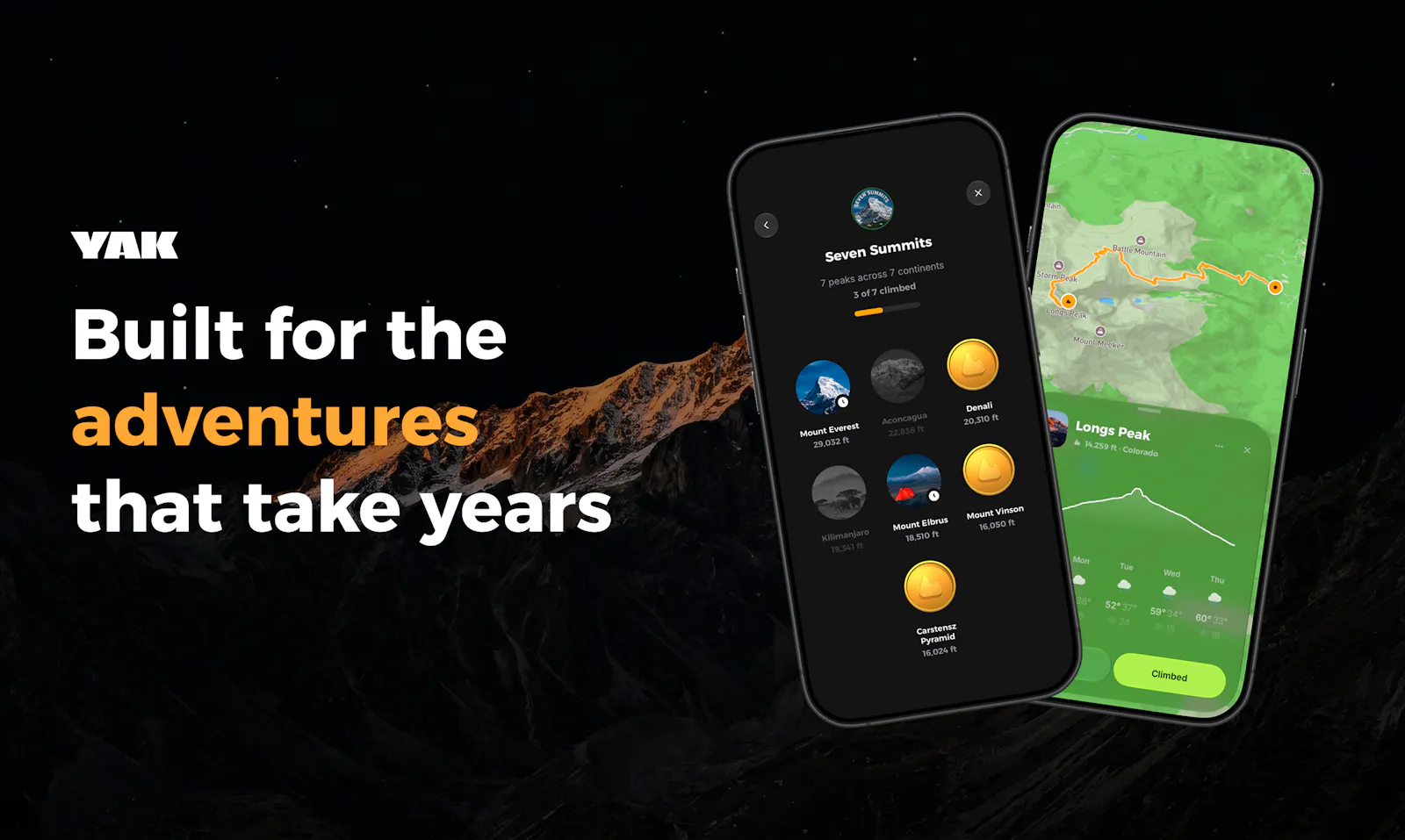 Yak: Mountain Tracker screenshot 1