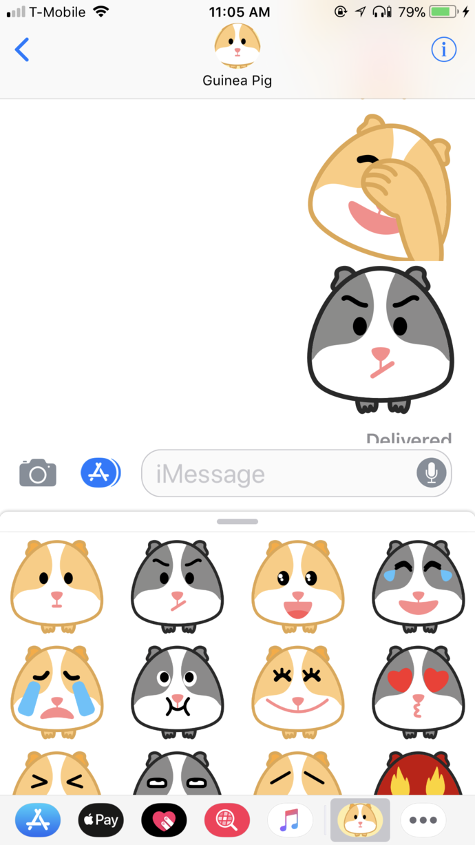 Guinea Pig Emoji for iMessage & Telegram gallery image