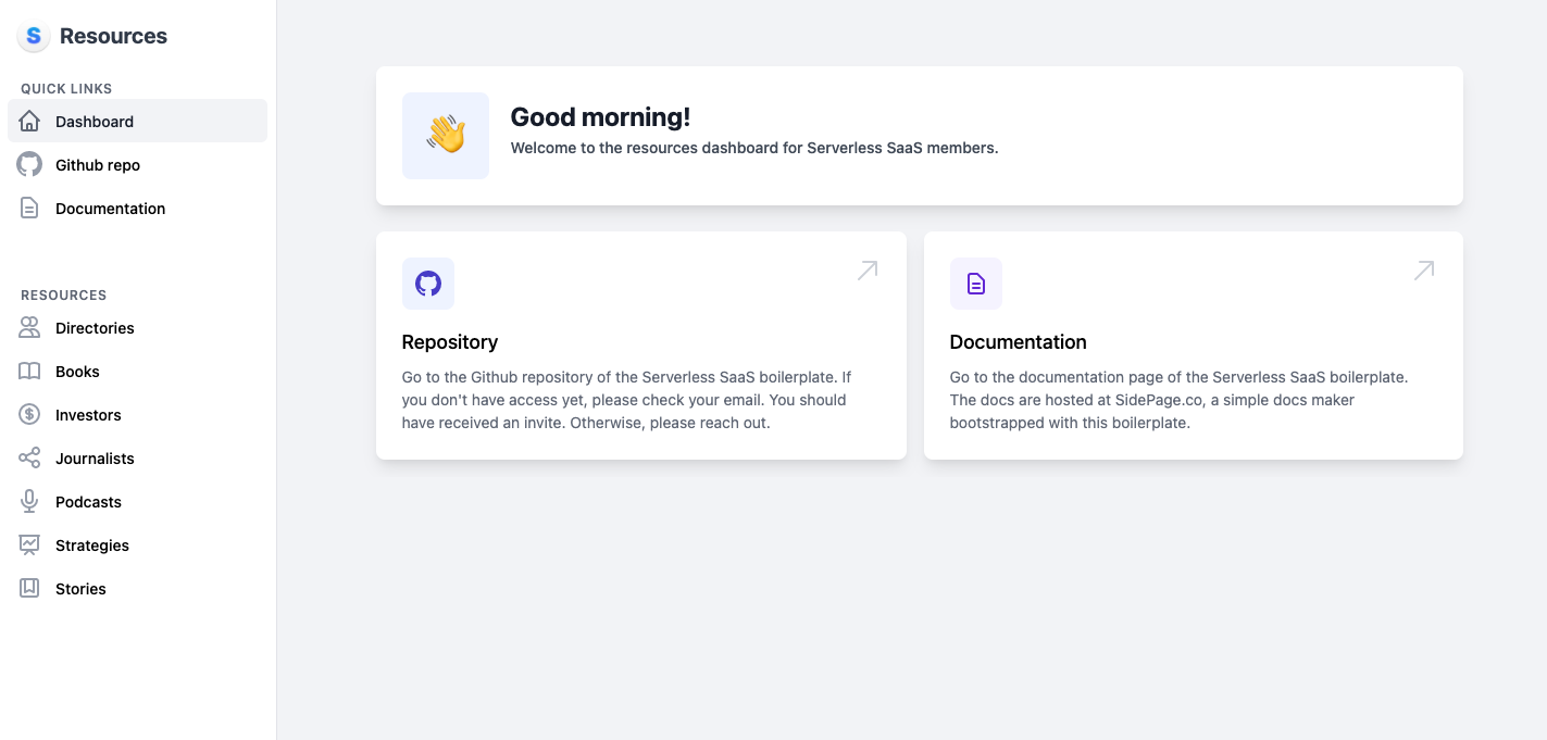 Serverless SaaS gallery image