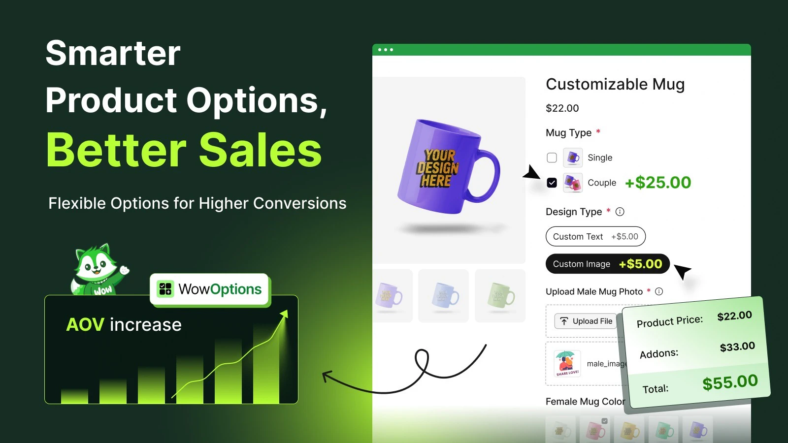 WowOptions screenshot 1