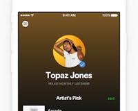 Spotify for Artists iOS media 3