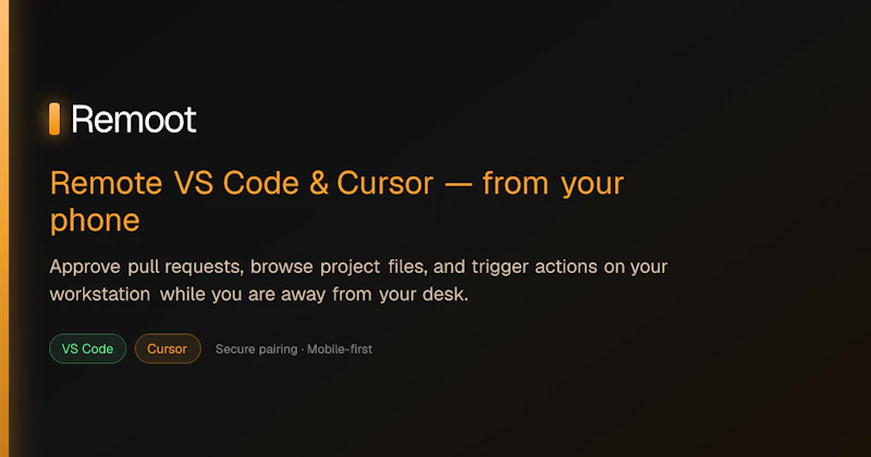 Remoot: Bridge for VSCode & Cursor screenshot 2