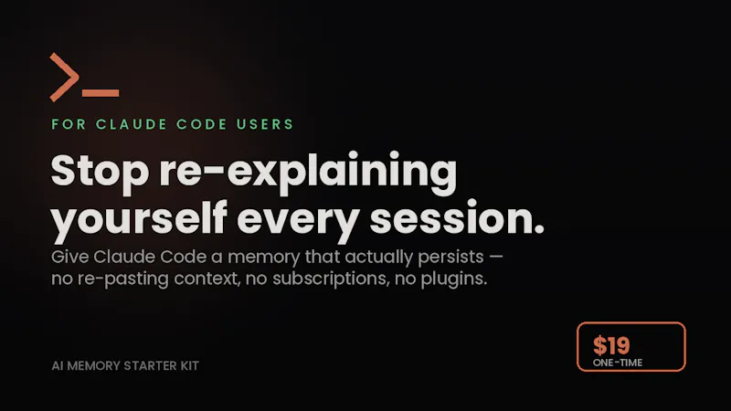 AI Memory Starter Kit screenshot 1