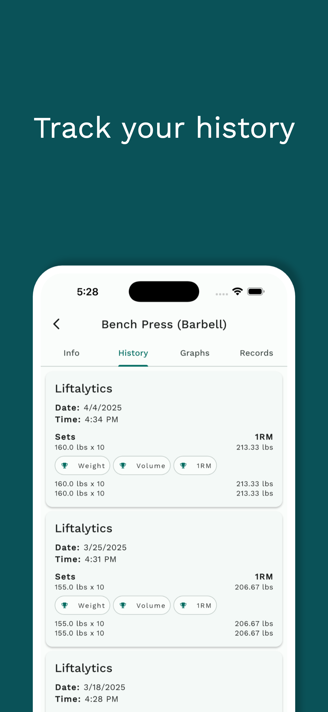 Liftalytics gallery image