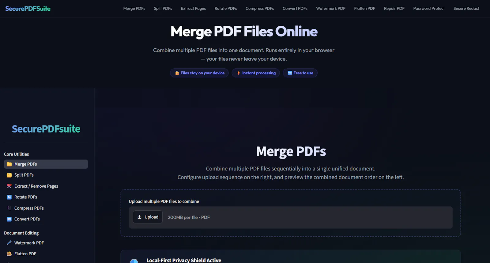 SecurePDFSuite screenshot 2
