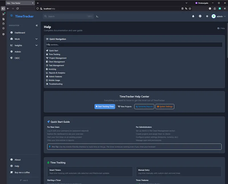 TimeTracker screenshot 10