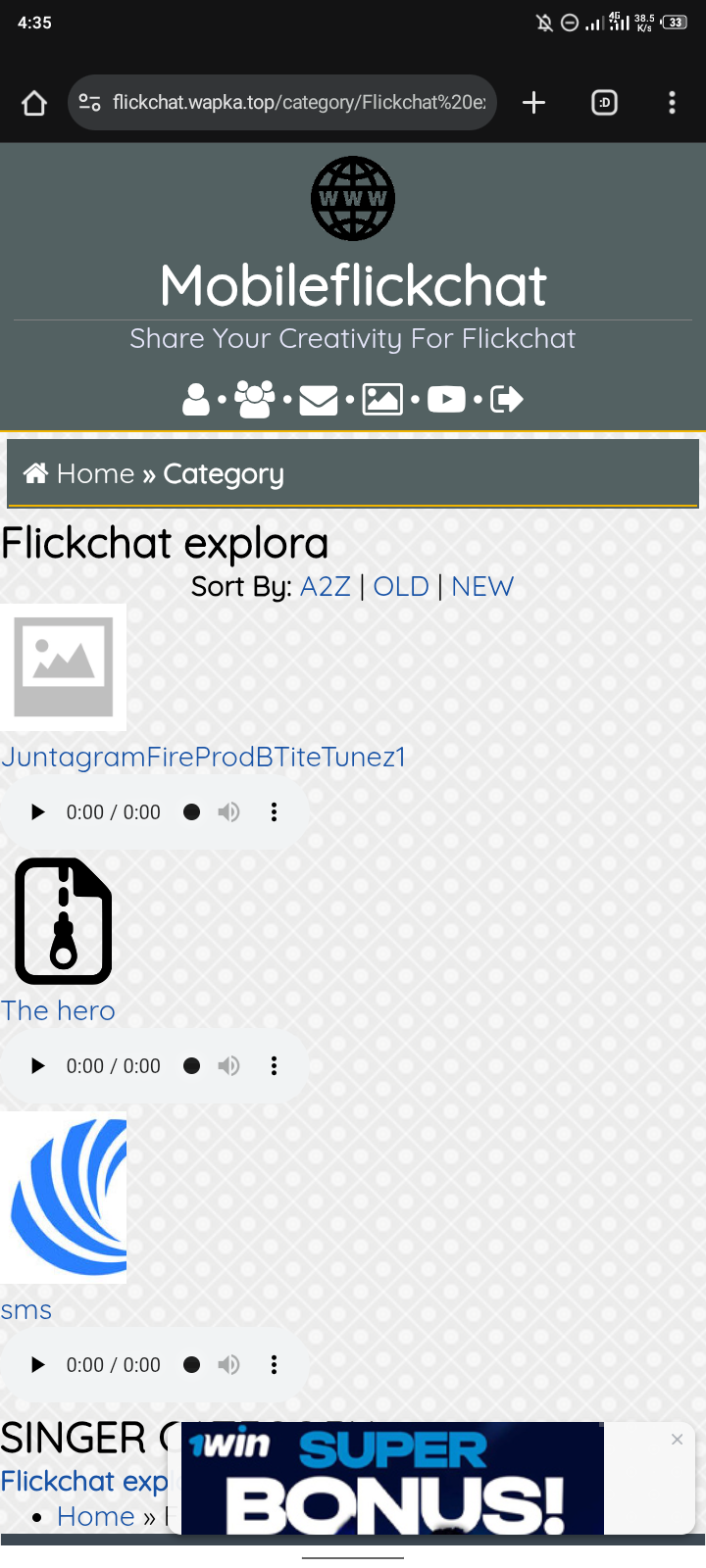 Media Versi mudah alih Flickchat - Media sosial 4
