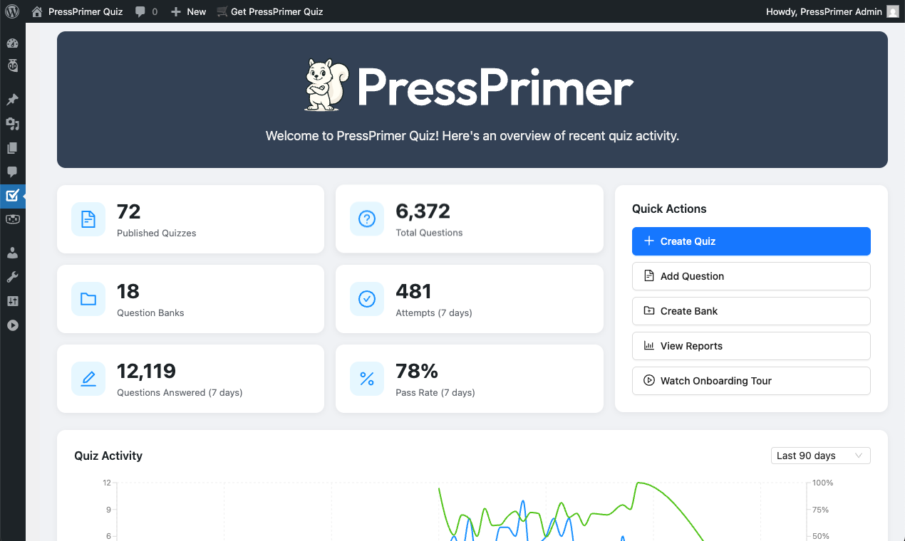 PressPrimer Quiz gallery image