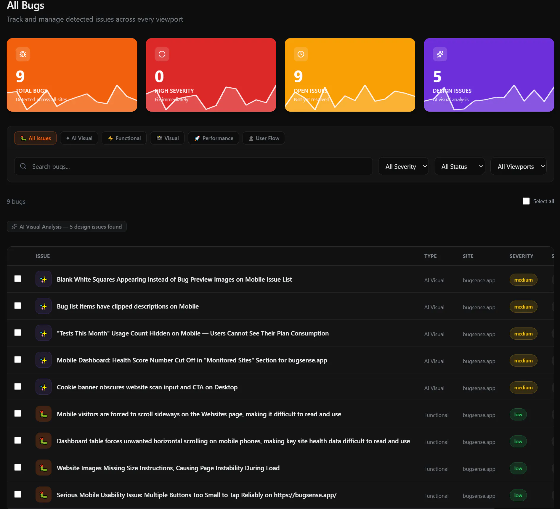 BugSense 2.0 gallery image