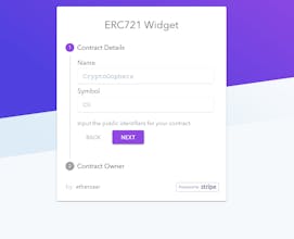 ERC20 Widget gallery image