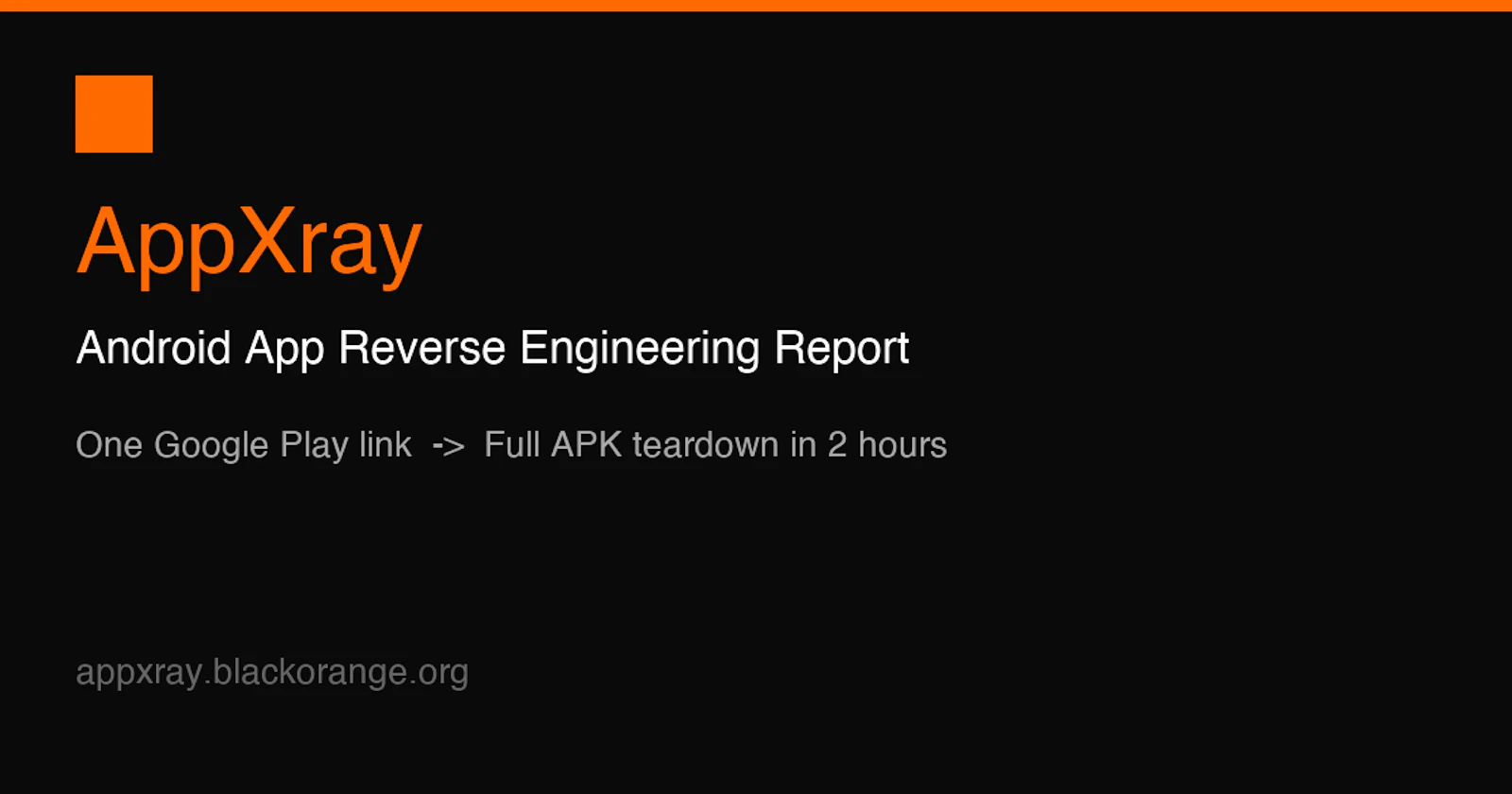 APK Teardown — AppXray screenshot 1