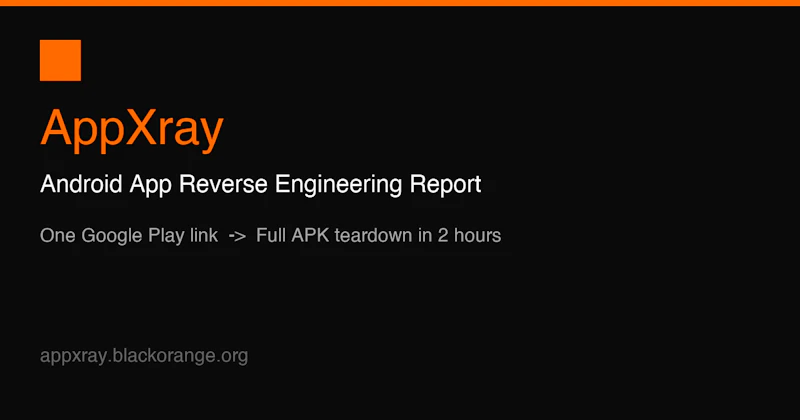 APK Teardown — AppXray screenshot 1