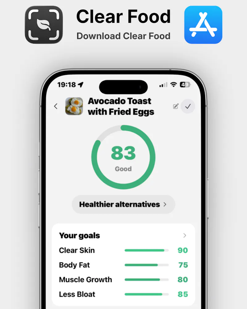 Clear Food screenshot 1