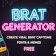 Brat Text Generator