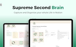 Supreme Second Brain media 2