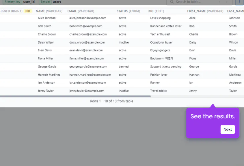 N2Query — AI SQL for MySQL & MariaDB gallery image