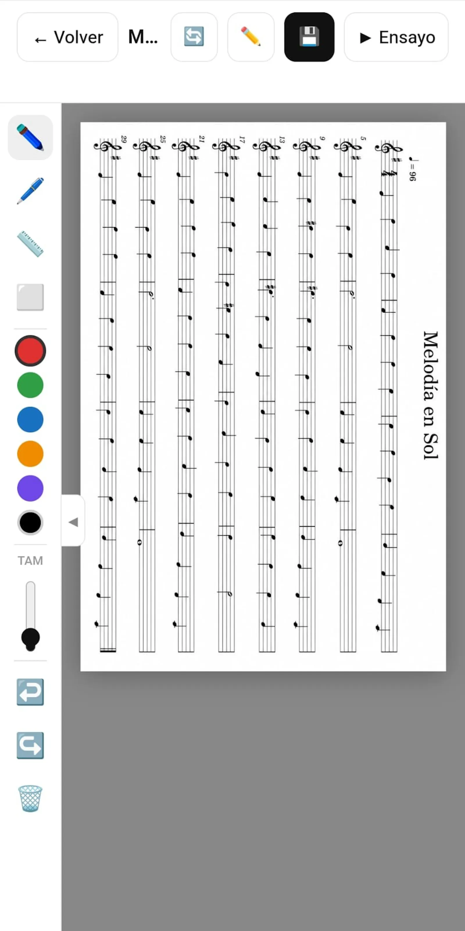 Visor de Partituras PDF screenshot 3