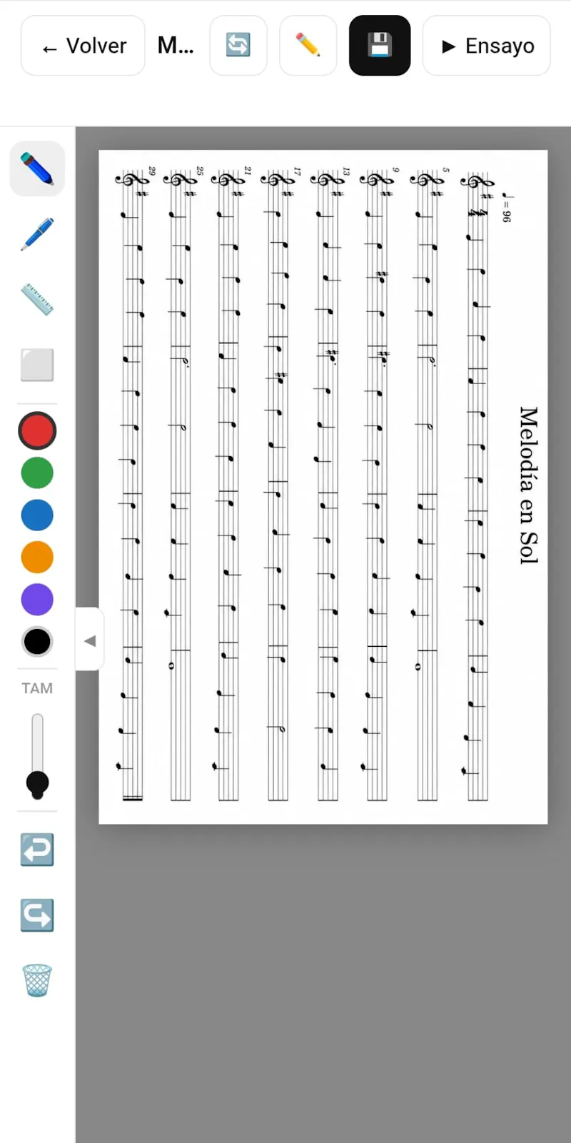 Visor de Partituras PDF screenshot 3