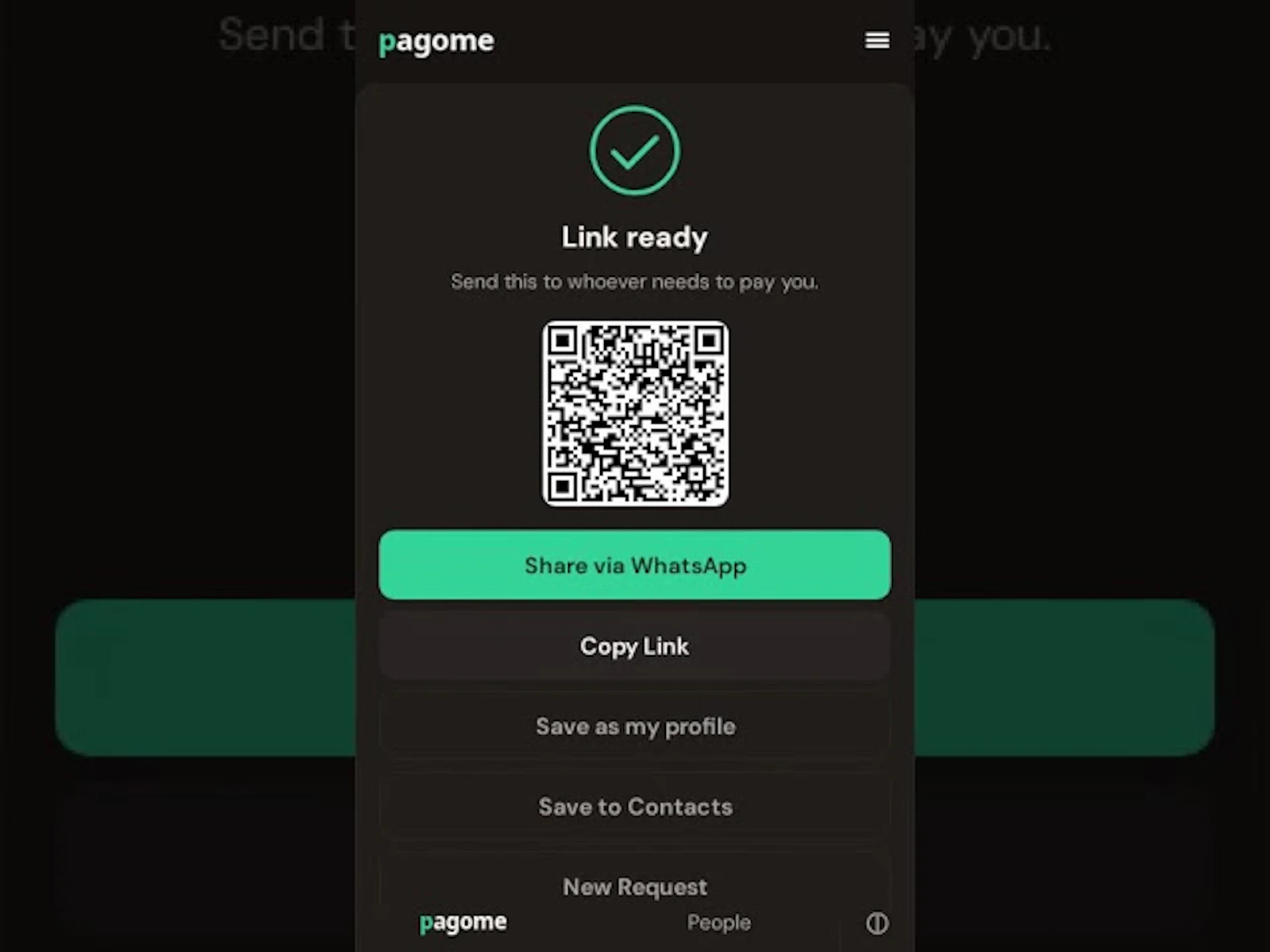 Pagome — SEPA Payment Links screenshot 1 (video preview)