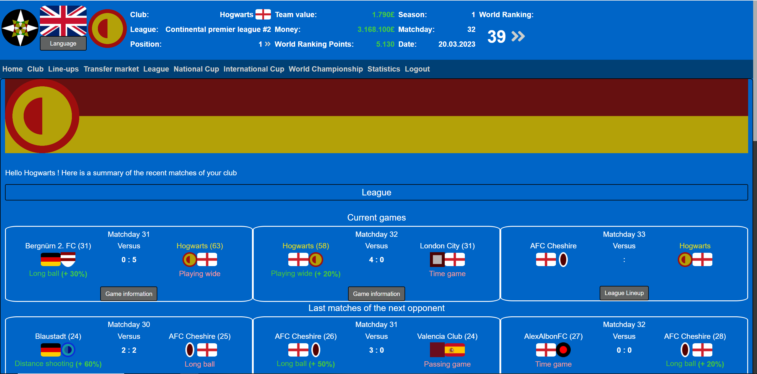 Soccer Club Manager - Seien Sie ein Fußballmanager in diesem kostenlosen Browserspiel Medien 3