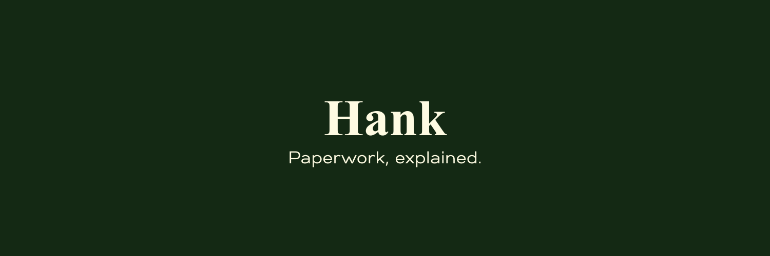 just ask Hank - Main product screenshot demonstrating key features and user interface