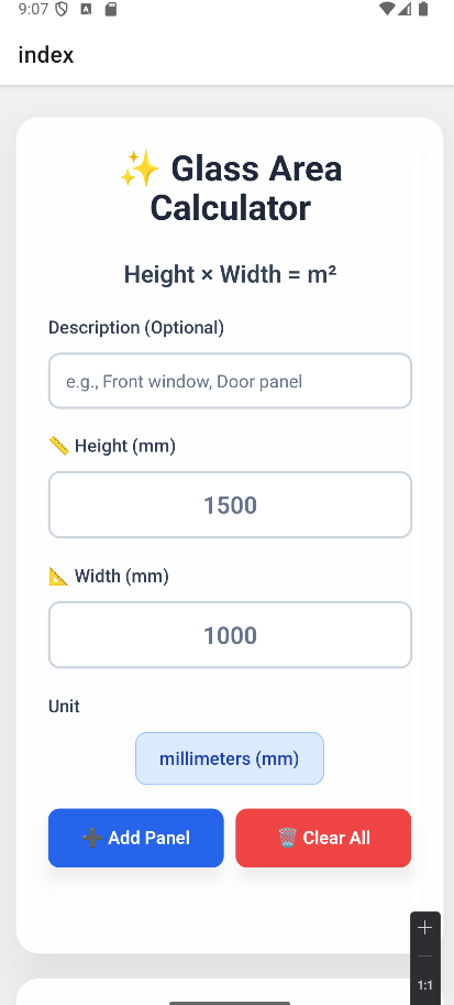 Glazing Calculator gallery image
