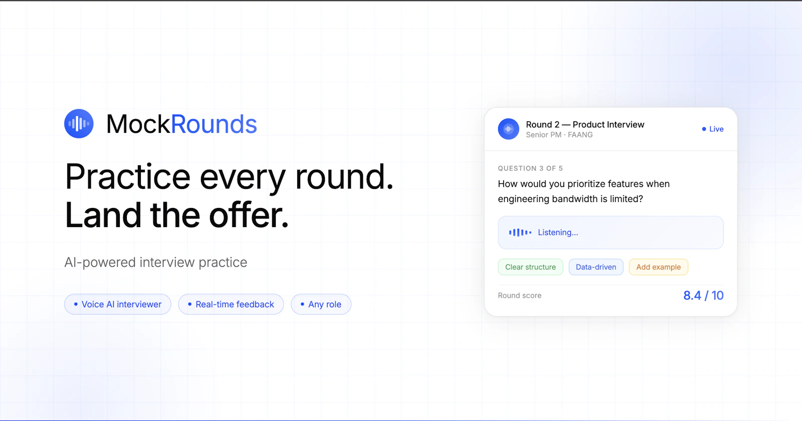 MockRounds AI screenshot 1