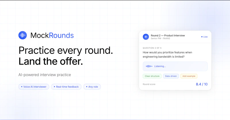 MockRounds AI screenshot 1