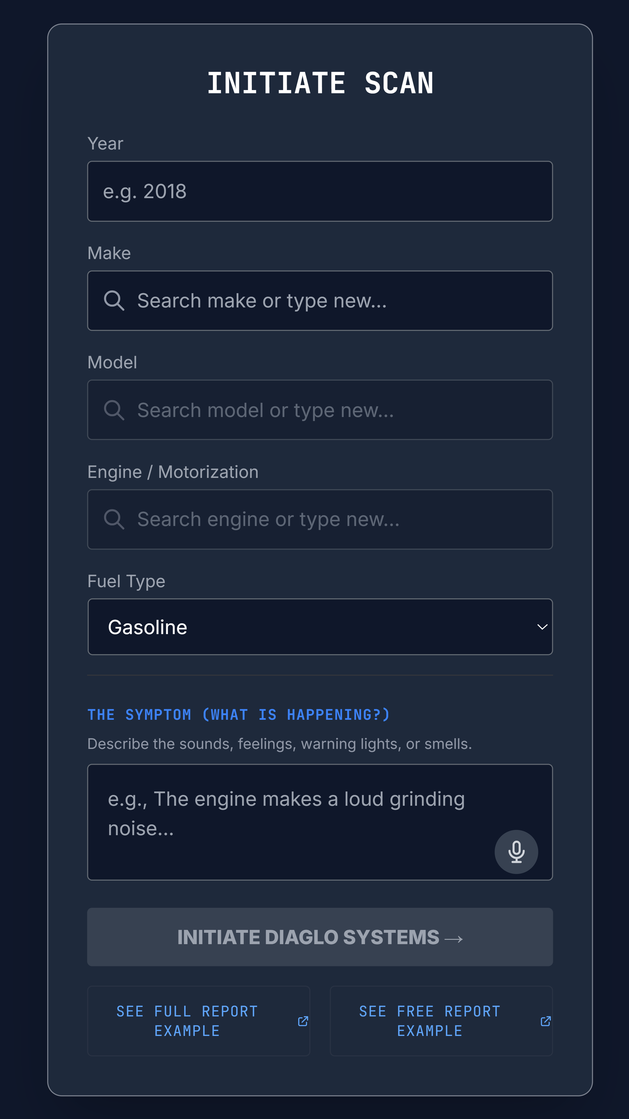 DIAGLO™ - Screenshot 2 showing product features and functionality