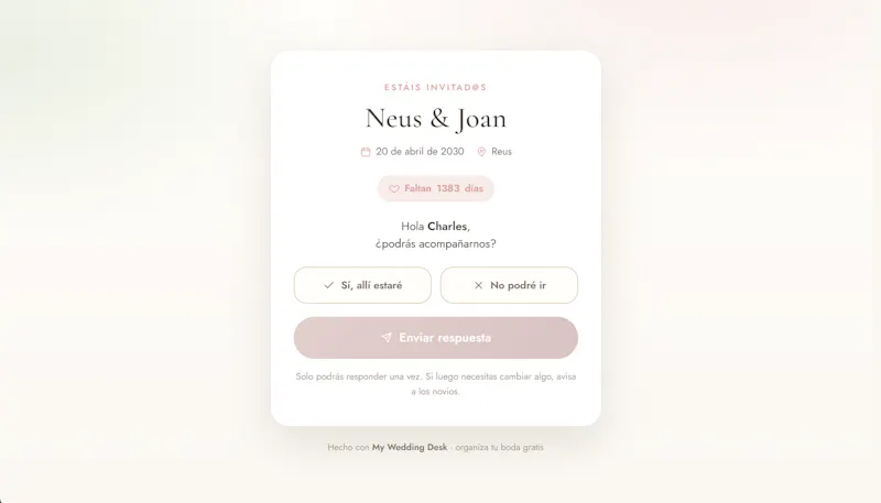 My Wedding Desk screenshot 5