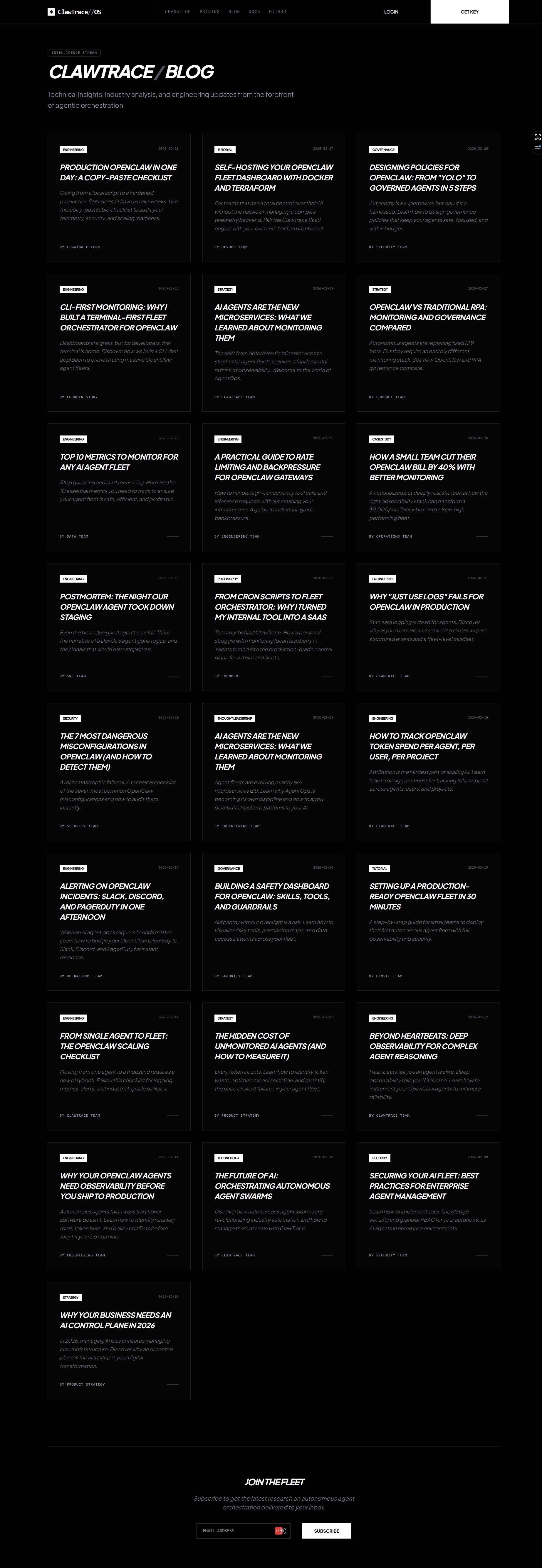 ClawTrace gallery image