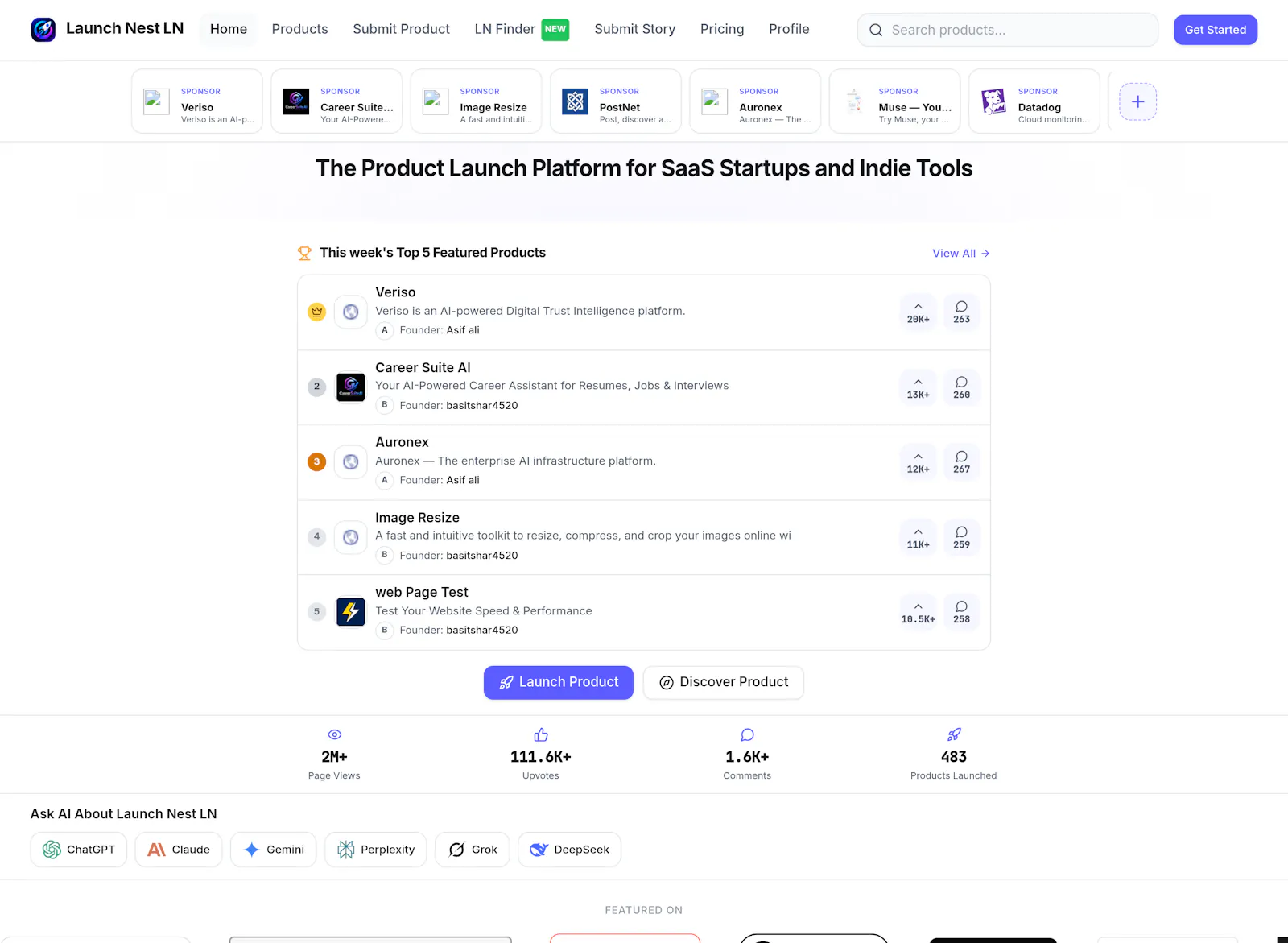 Launch Nest LN screenshot 1