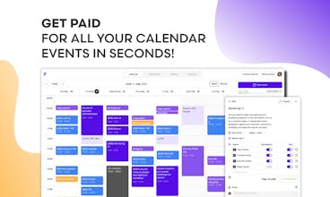 Il sistema intelligente di Flowlance integra le informazioni di pagamento nel tuo calendario quotidiano.