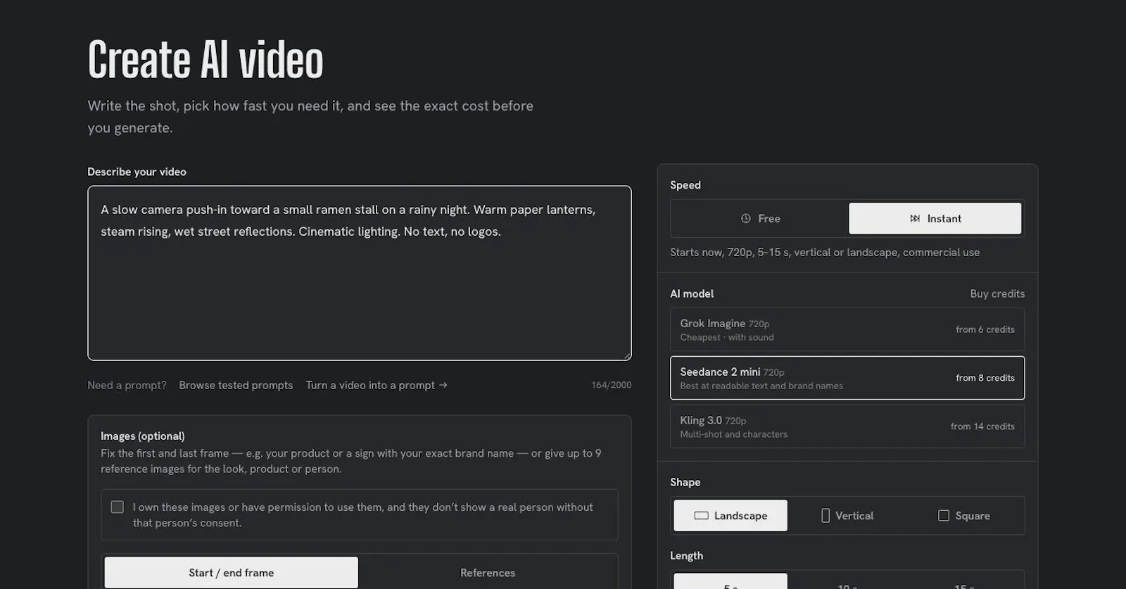 VideoCreate screenshot 2