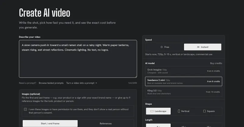 VideoCreate screenshot 2