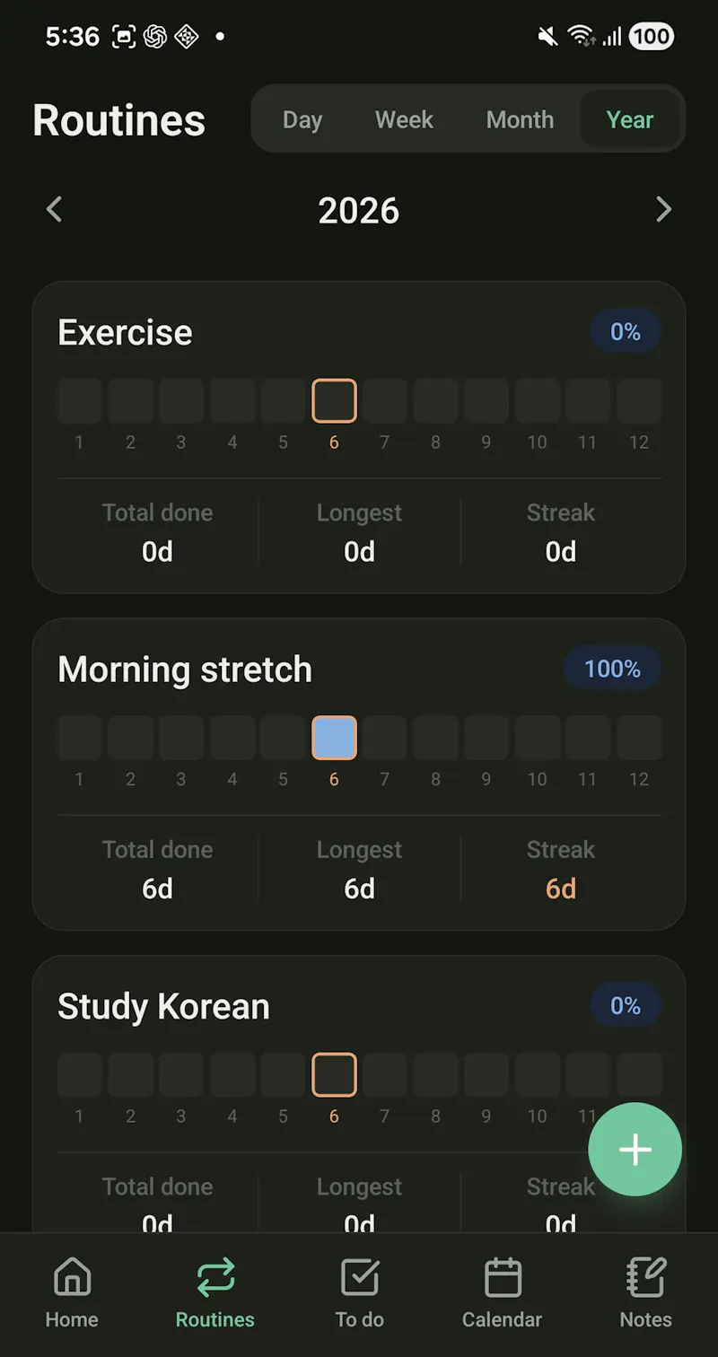 Dailytine - Routine, To do, Memo screenshot 9