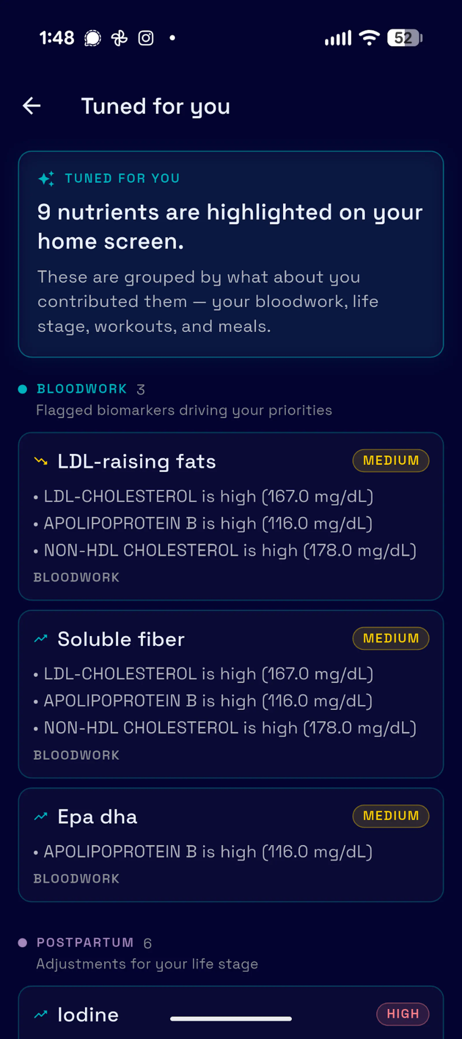 TUNA: The Ultimate Nutrition App screenshot 3